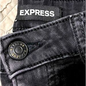 Men’s Express Size 34 Black Slim Jeans